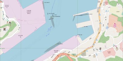 Карта порт Цзилун 