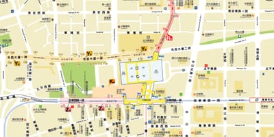 Карта Тайбэй подземный торговый центр