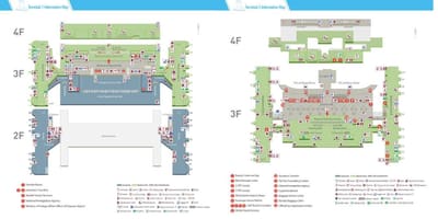 Аэропорт Тайбэй карта терминал