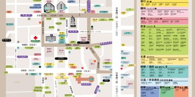 Торговый район ximending карте