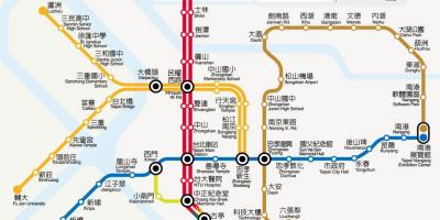 Тариф карта Тайбэй MRT 